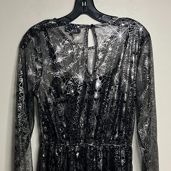 Modcloth Halloween Spiderweb Dress Size M NWT - Picture 6 of 11